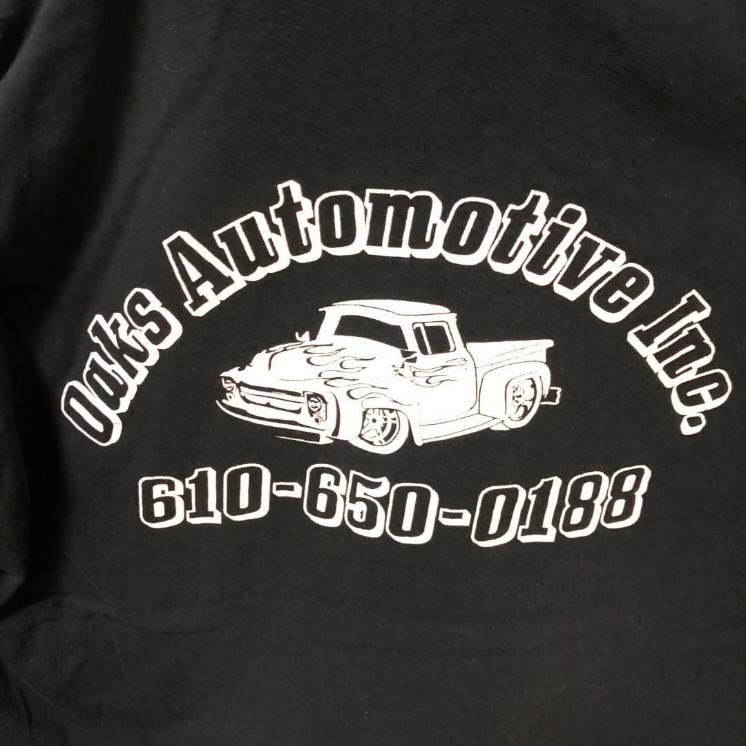 Oaks Automotive アメ車 トラック ファイアパターン Tシャツ メンズのトップス(Tシャツ/カットソー(半袖/袖なし))の商品写真