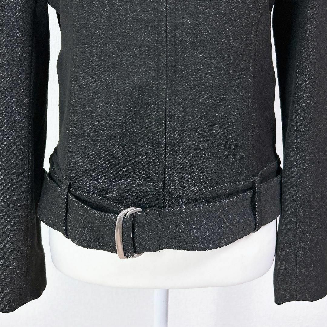 ■ESPRITMUR ジップアップジャケット デニム風 ベルト　9 レディースのジャケット/アウター(その他)の商品写真