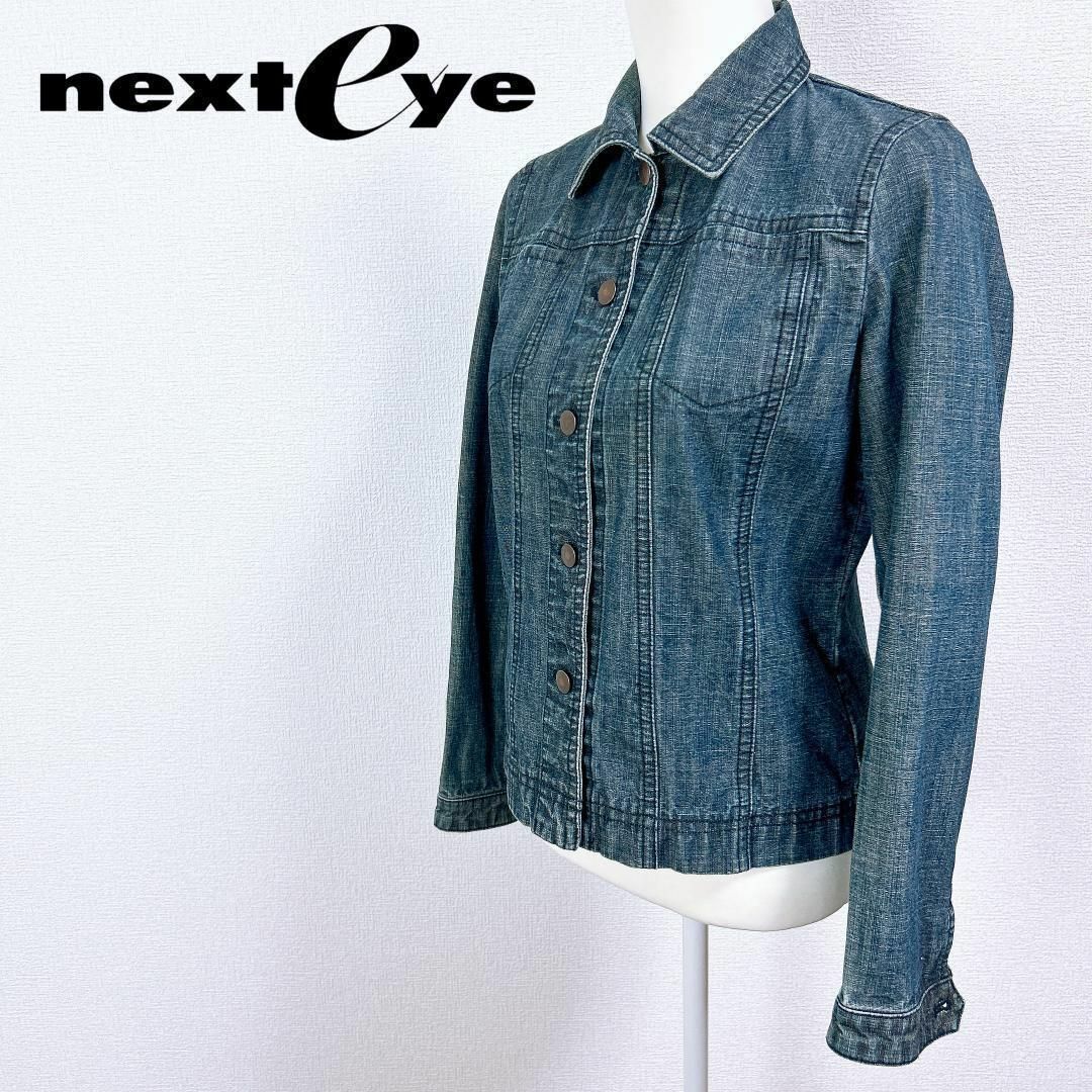 □next eye ネクストアイ デニムジャケット コットン ブルー サイズ3 レディースのジャケット/アウター(その他)の商品写真