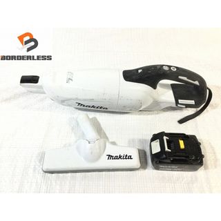 マキタ(Makita)の☆中古品☆ makita マキタ 18V 充電式クリーナー CL281FD バッテリー1個 BL1860B(18V6.0AH) コードレス ハンディ 掃除機 90126(工具)