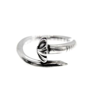 クロムハーツ(Chrome Hearts)のクロムハーツ CHROME HEARTS ■ 【 CROSSBALL NAIL RING 】 クロス ボール ネイル リング　s2970(リング(指輪))