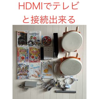 Wii 本体 太鼓の達人などソフトおまけあり(家庭用ゲーム機本体)