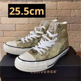 コンバース(CONVERSE)のコンバース(CONVERSE) オールスターUS DPMカモ HIサンドベージュ(スニーカー)