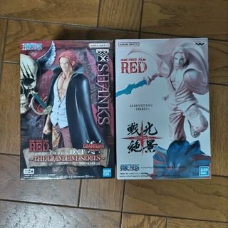 バンダイ(BANDAI)のONE PIECE　RED 美品　シャンクスフィギュア　戦光絶景　グランドライン(アニメ/ゲーム)