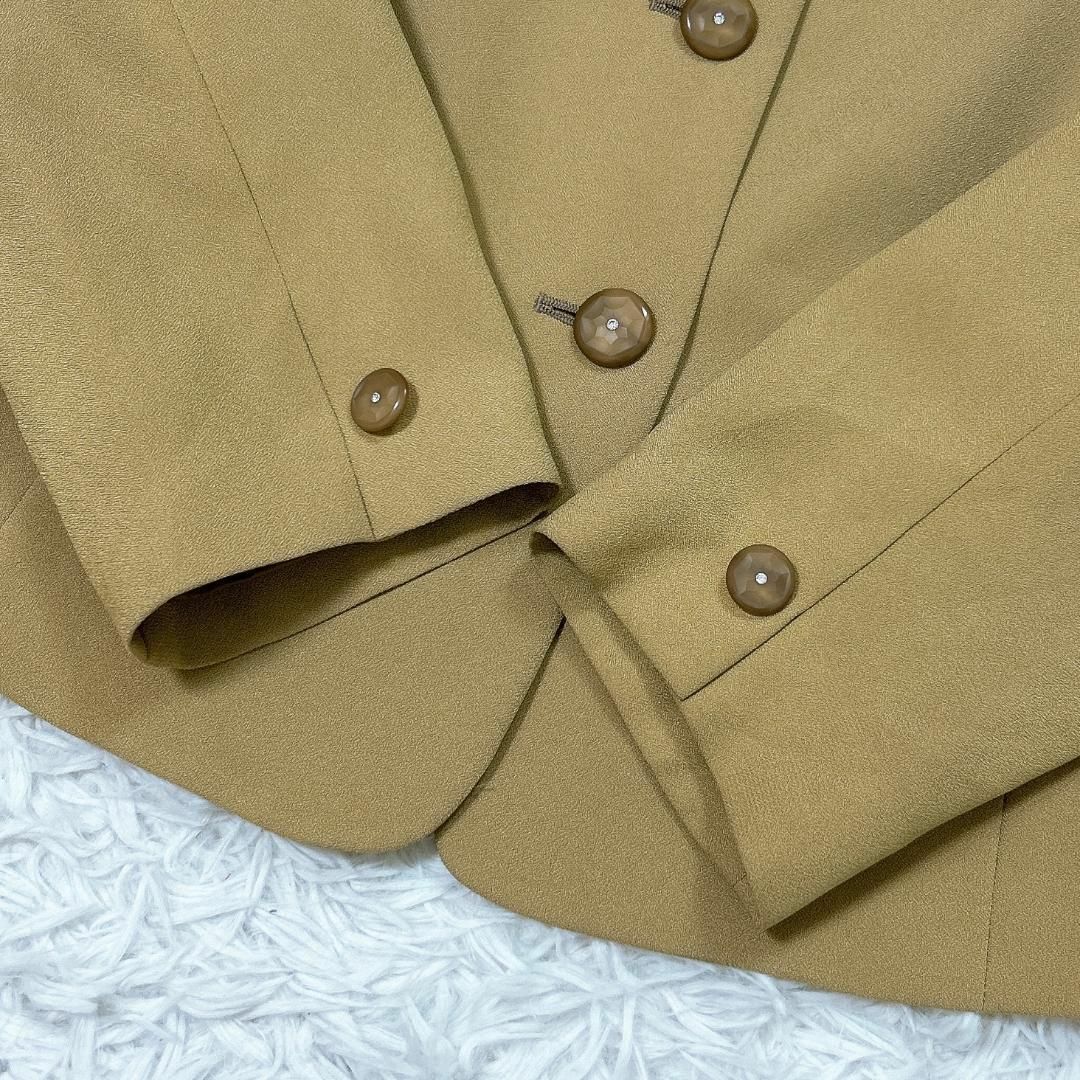 ■大きいサイズ✨Liliane Burty ジャケット スーツ カーキ レディースのジャケット/アウター(その他)の商品写真