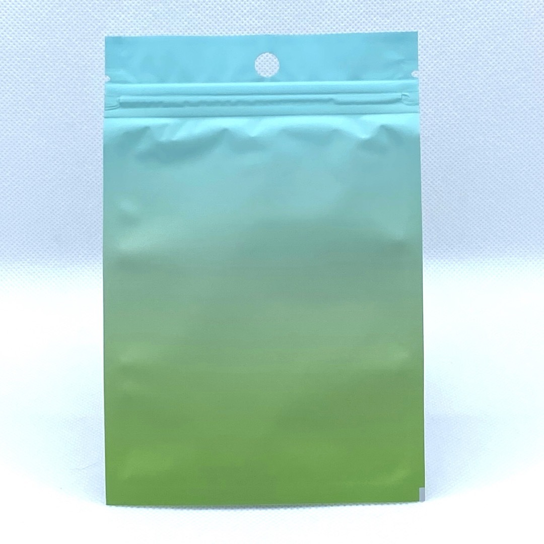ラッピング袋 ジップロックタイプ⑥   （ブルーグリーン）　20枚 インテリア/住まい/日用品のオフィス用品(ラッピング/包装)の商品写真