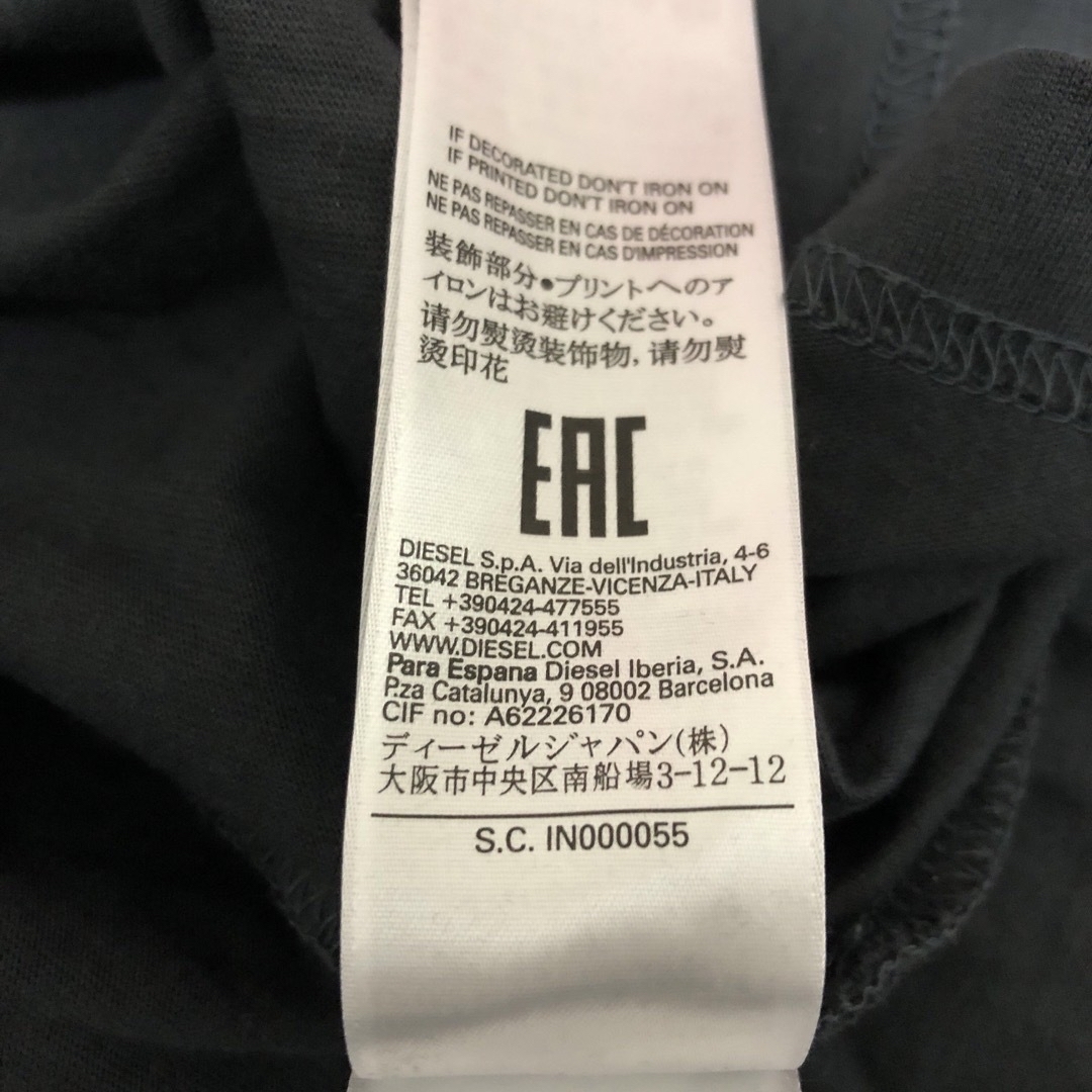 DIESEL(ディーゼル)のディーゼル　DIESEL ロングTシャツ　シャツ　ロンt 長袖　訳あり　トップス メンズのトップス(Tシャツ/カットソー(七分/長袖))の商品写真