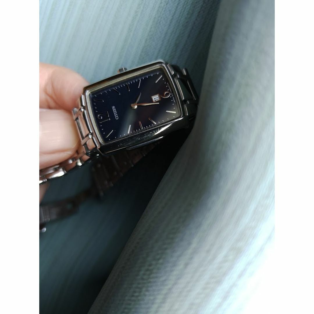 CITIZEN(シチズン)のCITIZEN 　角型　　観音開き　　日付　　稼働品　　　ボーイズ　　スクエア　 メンズの時計(腕時計(アナログ))の商品写真