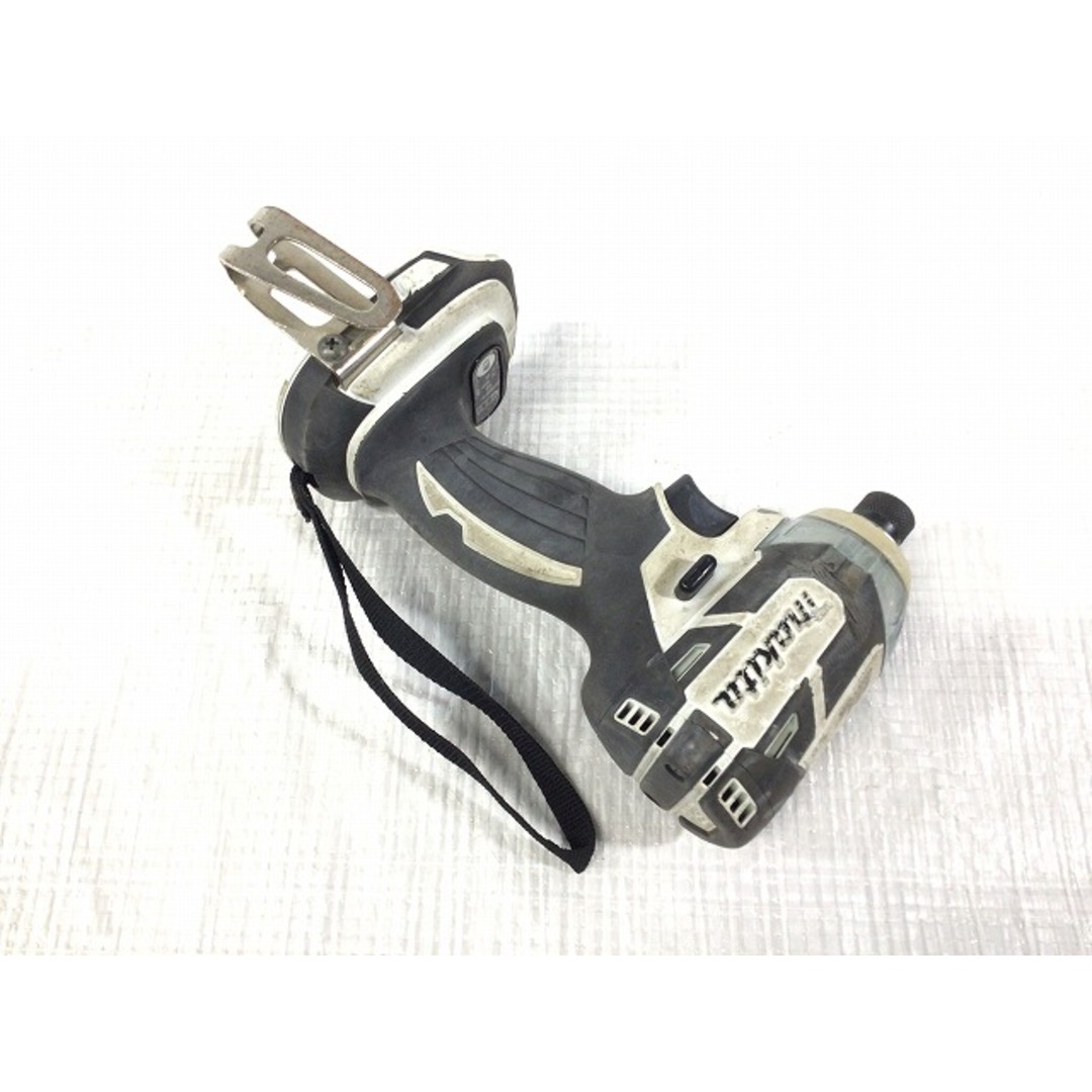 Makita(マキタ)の☆中古品☆makita マキタ 14.4V 充電式インパクトドライバー TD137D 白/ホワイト 4.0Ahバッテリー1個(BL1440) ケース付 コードレス 90482 自動車/バイクのバイク(工具)の商品写真