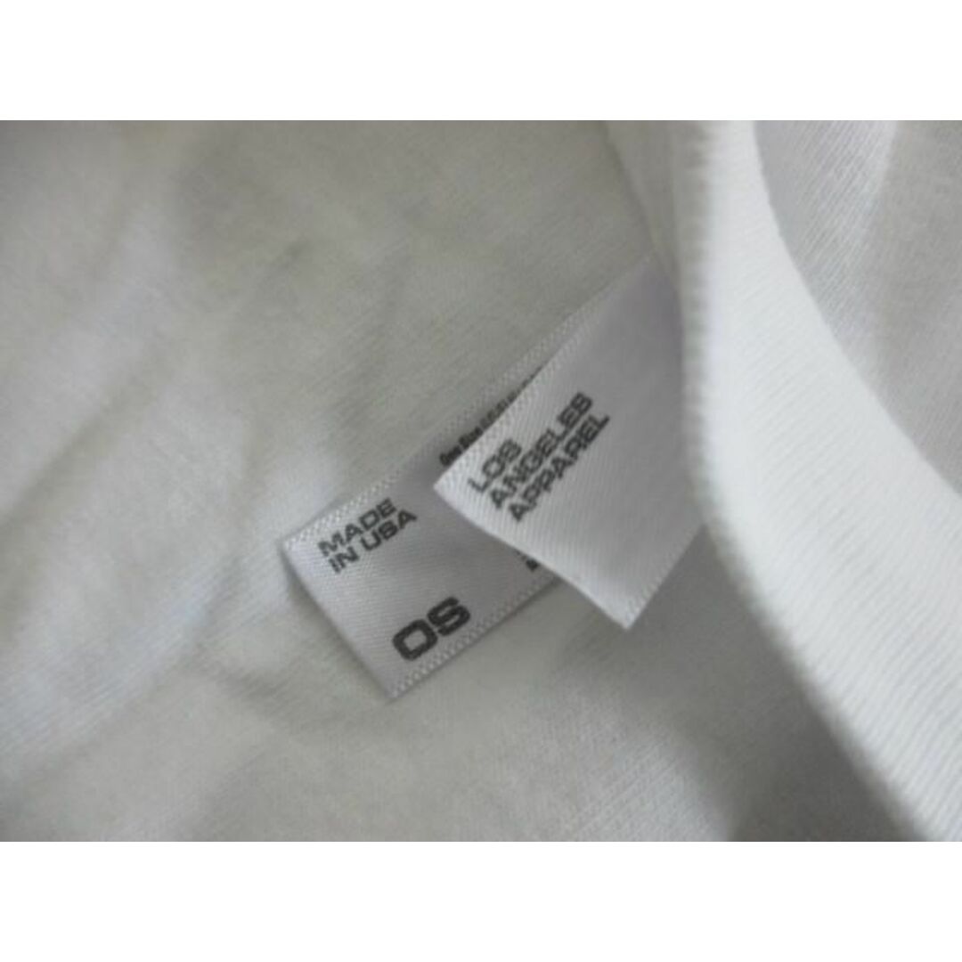  未使用 タグ付き ロサンゼルスアパレル オーバーサイズ クロップTシャツ OS ホワイト USAコットン 1820GD レディース レディースのレディース その他(その他)の商品写真