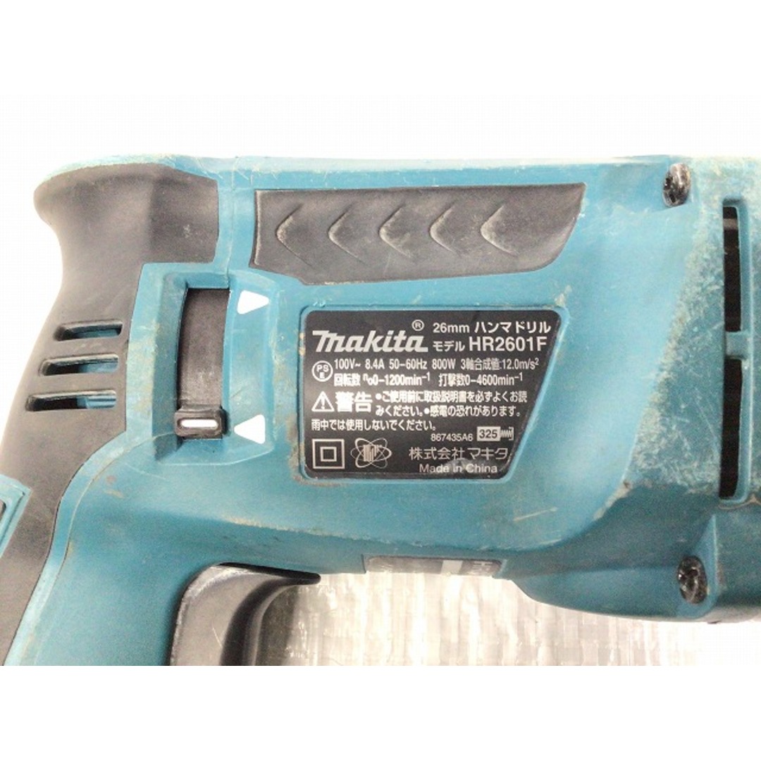 Makita(マキタ)の☆中古品☆makita マキタ 26mm ハンマドリル HR2601F 穴あけ 穿孔 ケース付き 90532 自動車/バイクのバイク(工具)の商品写真