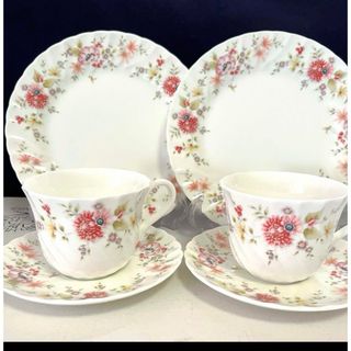 ウェッジウッド(WEDGWOOD)のウェッジウッド　POSY ポジー　トリオ2セット　③④(食器)