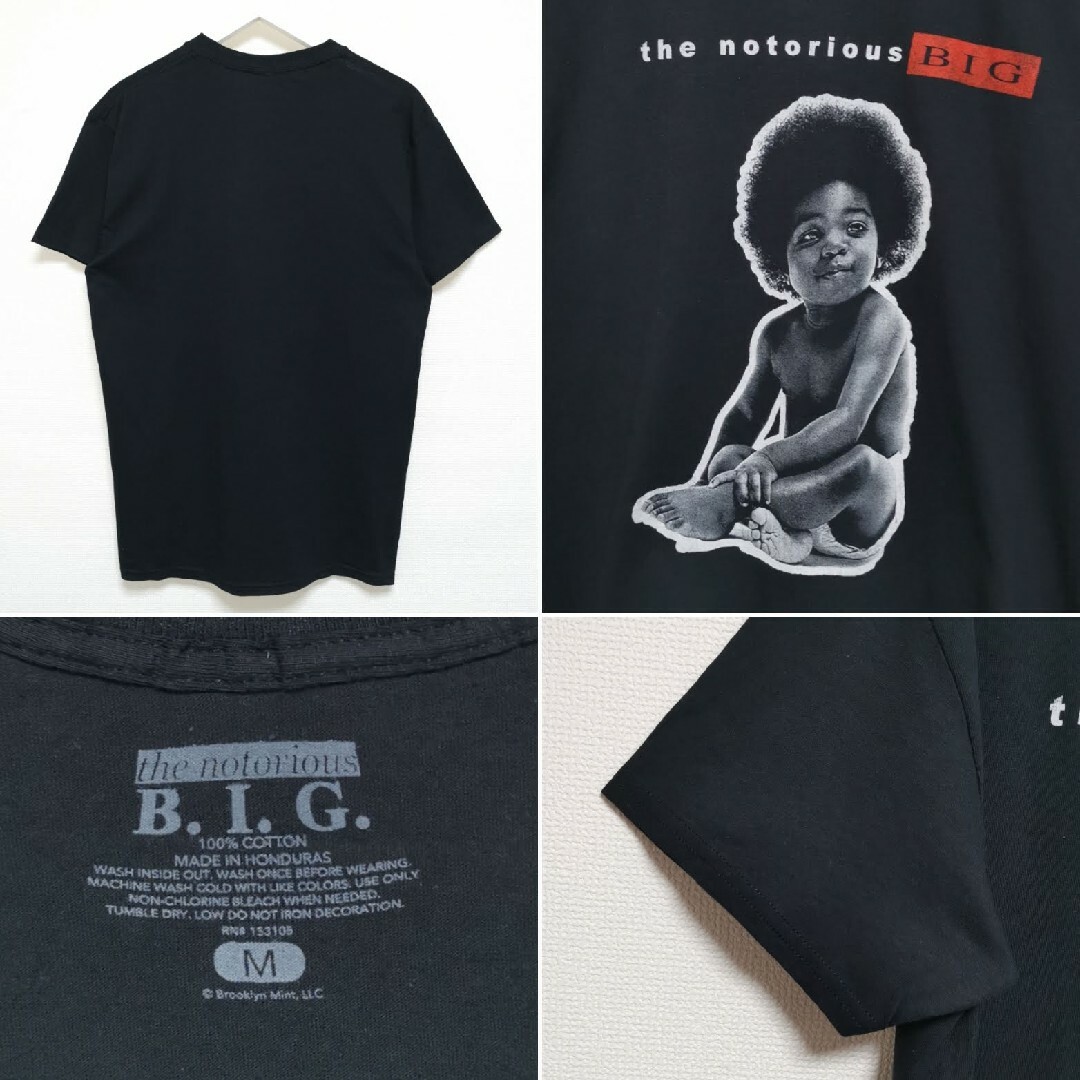 Supreme(シュプリーム)のM ビギー THE NOTORIOUS B.I.G ノトーリアス Tシャツ 黒 メンズのトップス(Tシャツ/カットソー(半袖/袖なし))の商品写真