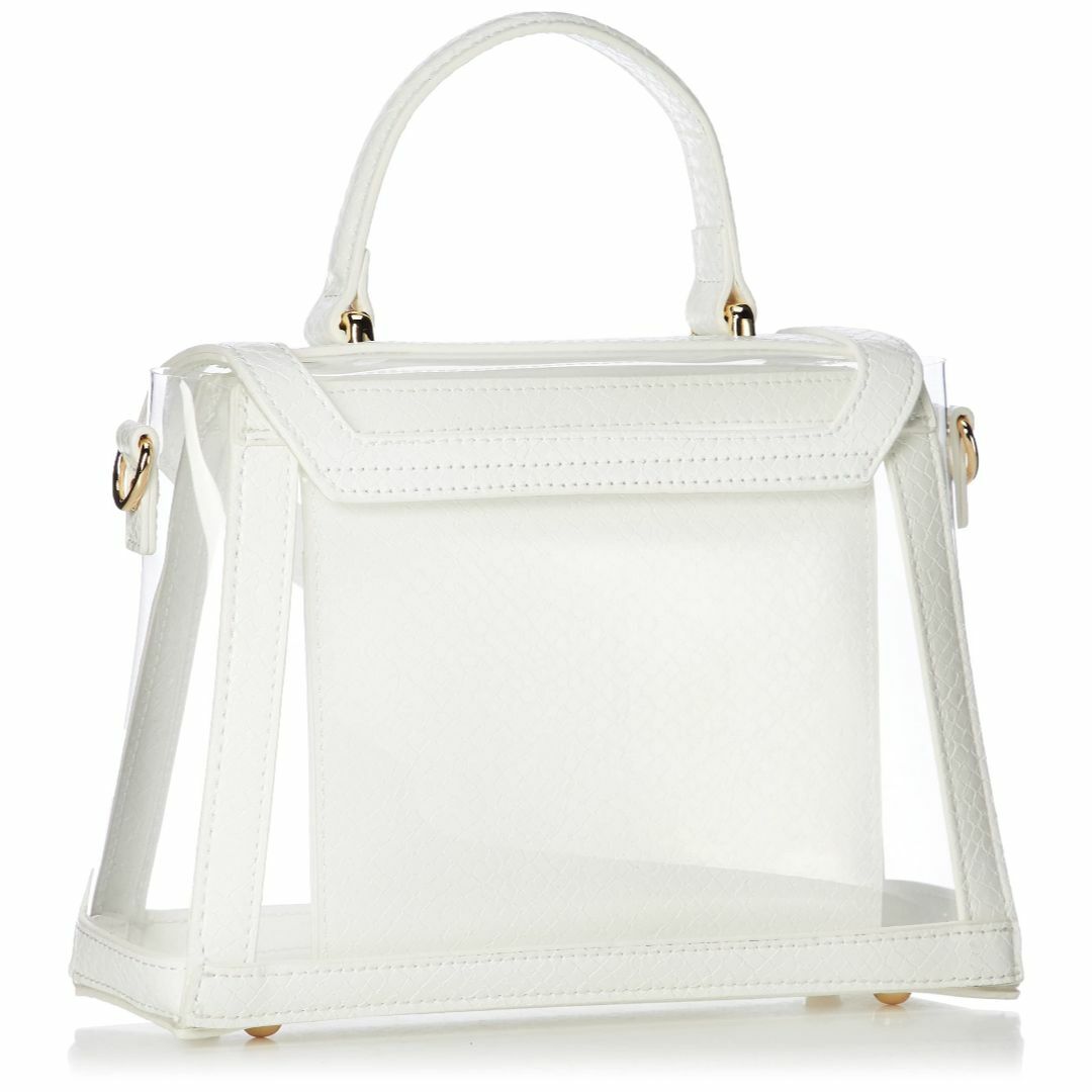 【色: ホワイト】[リリーブラウン] ミドル台形ハンドクリアバッグ LWGB21 レディースのバッグ(その他)の商品写真