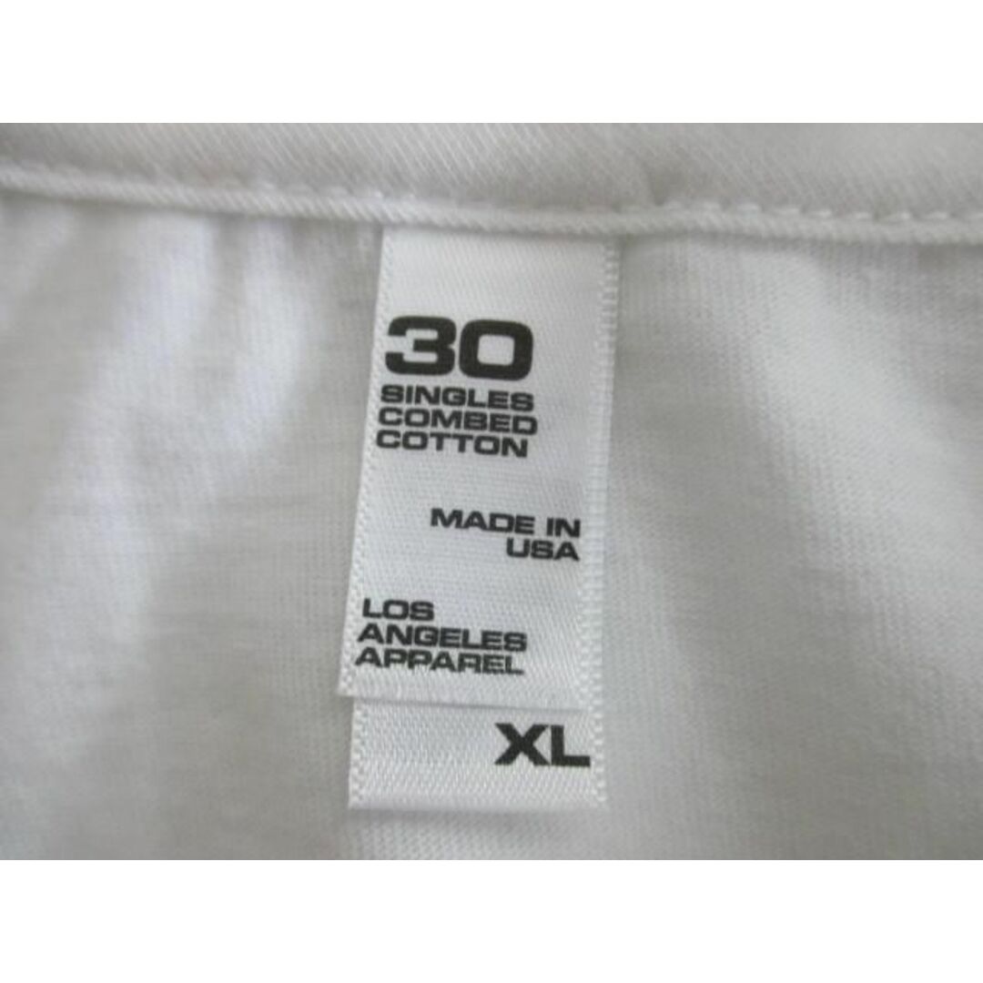  未使用 タグ付き ロサンゼルスアパレル クルーネックTシャツ XL ホワイト レディース レディースのレディース その他(その他)の商品写真