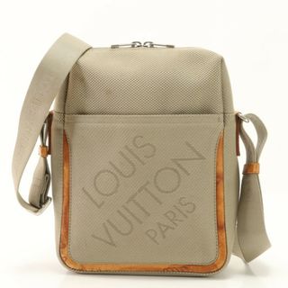 ルイヴィトン(LOUIS VUITTON)のルイヴィトン ダミエ ジェアン シタダン M93041 レザー ショルダーバッグ 斜め掛け メッセンジャー ビジネス A4 メンズ EEE AA16-2(ショルダーバッグ)