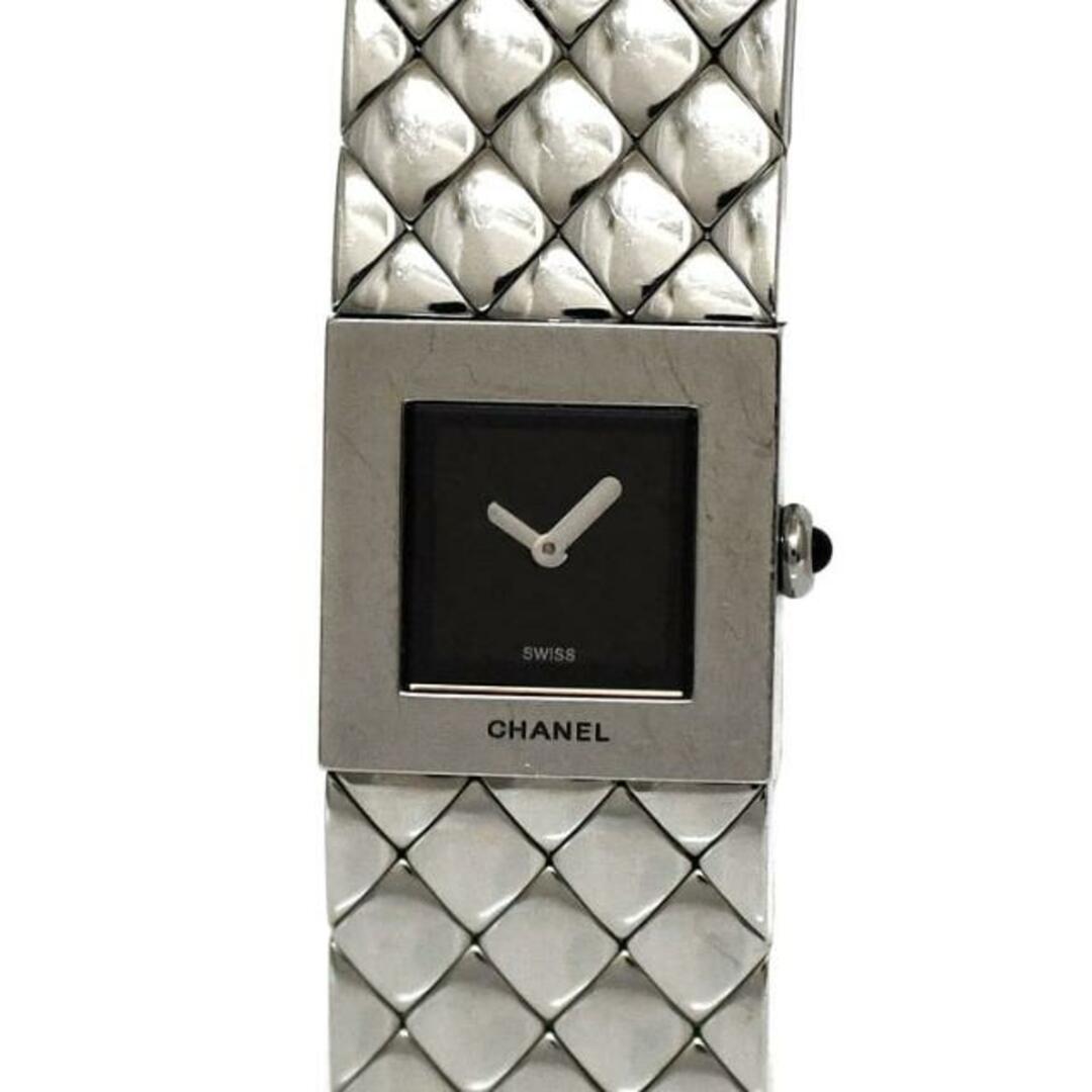 最大80%オフ シャネル - CHANEL 腕時計 H0009 シルバー ブラック マトラッセ マトラッセ
