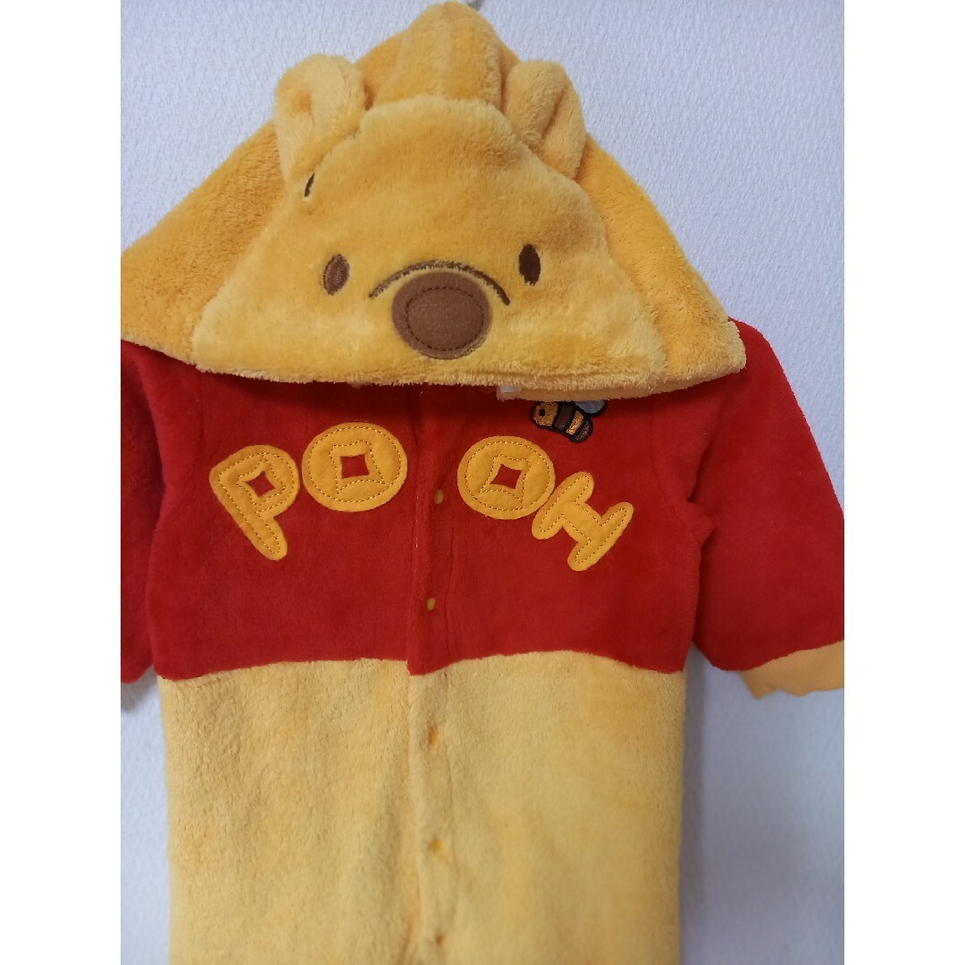 Disney(ディズニー)のプーさん ロンパース 着ぐるみ なりきり ディズニー Disney Pooh キッズ/ベビー/マタニティのベビー服(~85cm)(ロンパース)の商品写真
