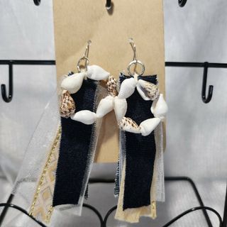 デニム　シェルピアス(ピアス)