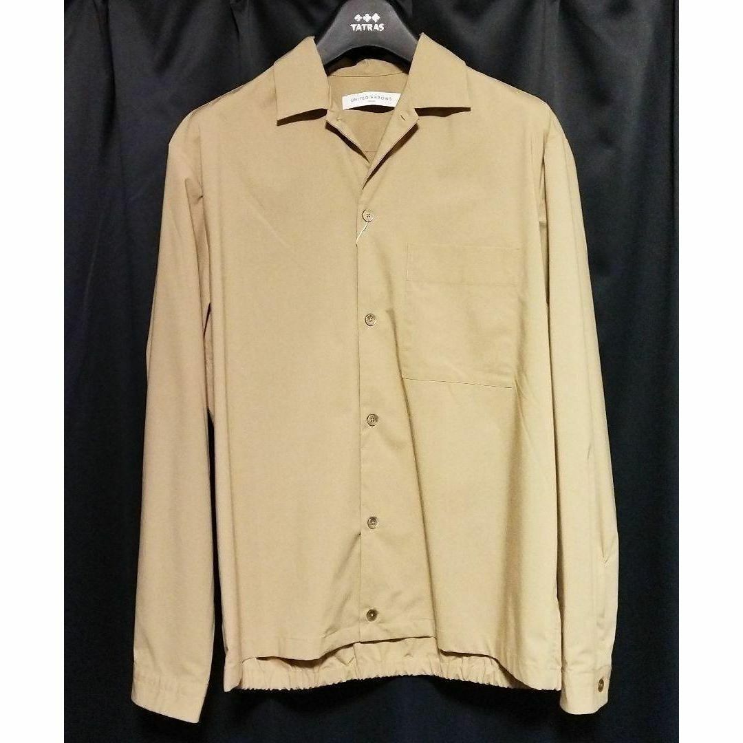 UNITED ARROWS(ユナイテッドアローズ)の【未使用】ギャザー 1ポケット シャツ S【 BEIGE 】ユナイテッドアローズ メンズのトップス(シャツ)の商品写真