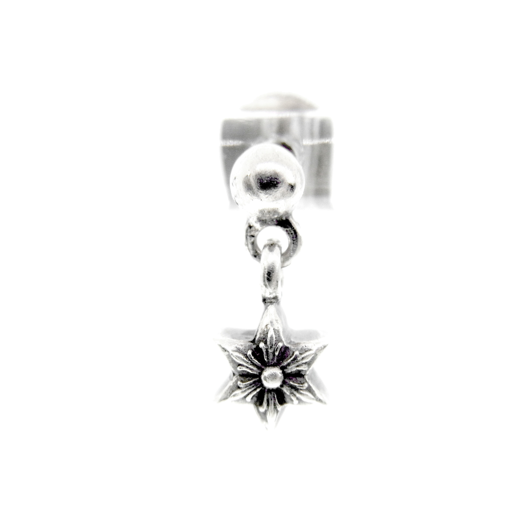 Chrome Hearts(クロムハーツ)のクロムハーツ CHROME HEARTS ■ 【 TNY STR DRP 】 タイニー スター ドロップ ピアス　s2986 メンズのアクセサリー(ピアス(片耳用))の商品写真