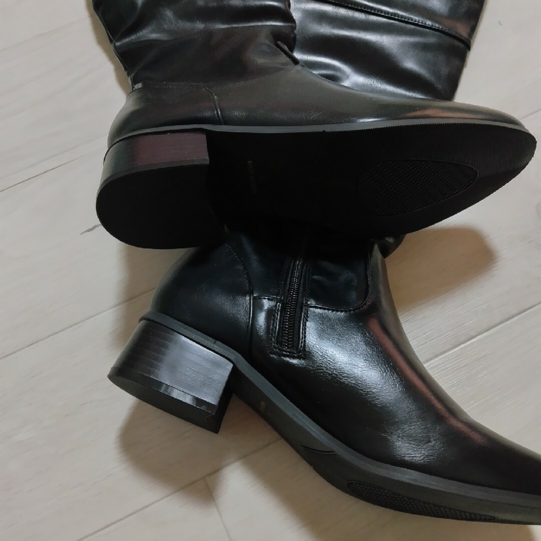新品　ロングブーツ レディースの靴/シューズ(ブーツ)の商品写真