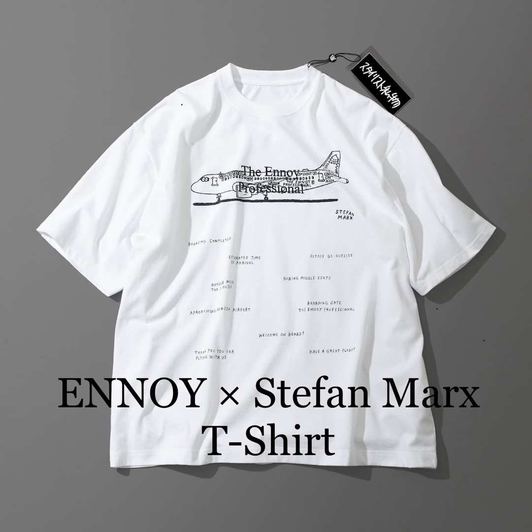 1LDK SELECT(ワンエルディーケーセレクト)の【ennoy】Stefan Marx T-Shirt（White）L メンズのトップス(Tシャツ/カットソー(半袖/袖なし))の商品写真