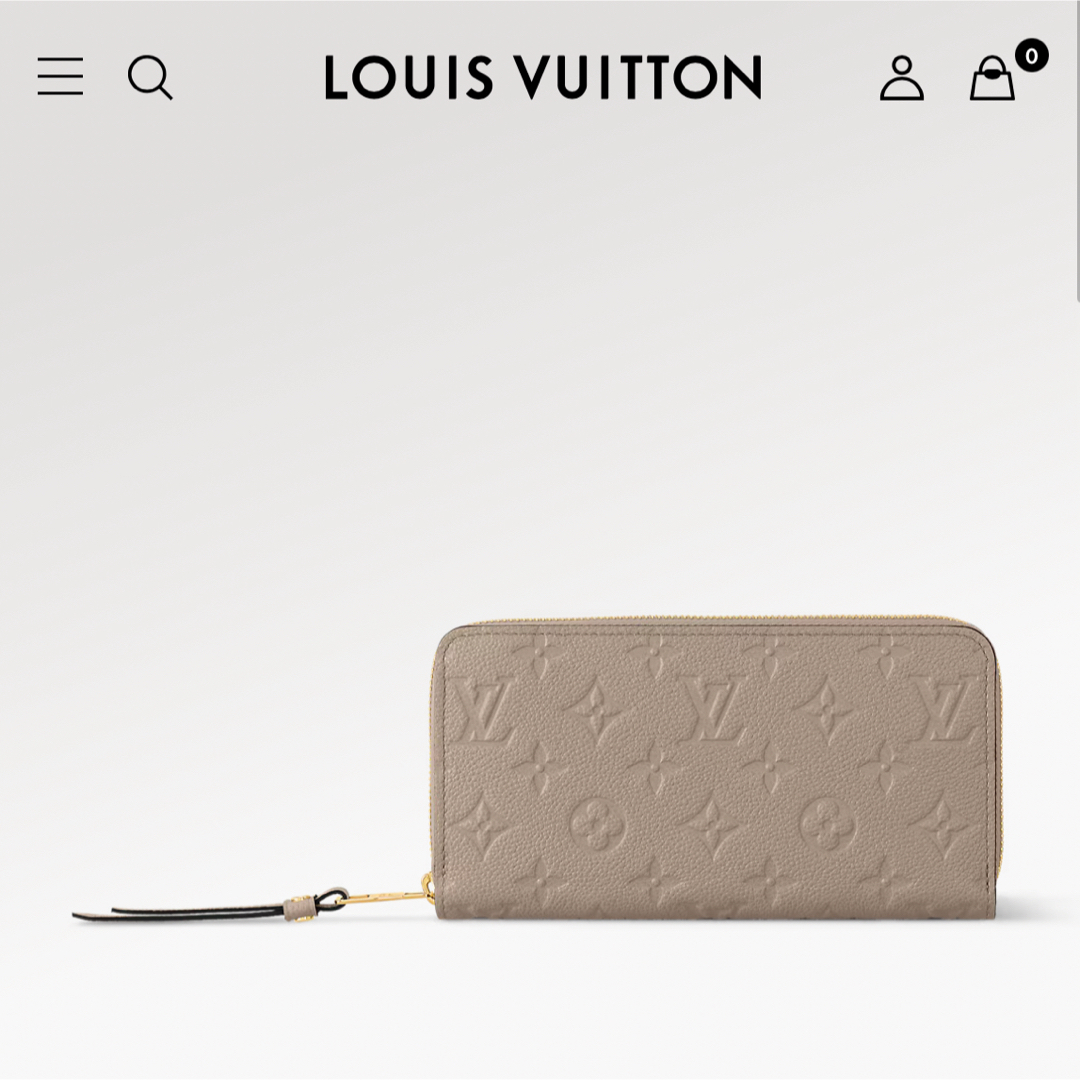 LOUIS VUITTON(ルイヴィトン)のVUITTON ジッピーウォレット レディースのファッション小物(財布)の商品写真