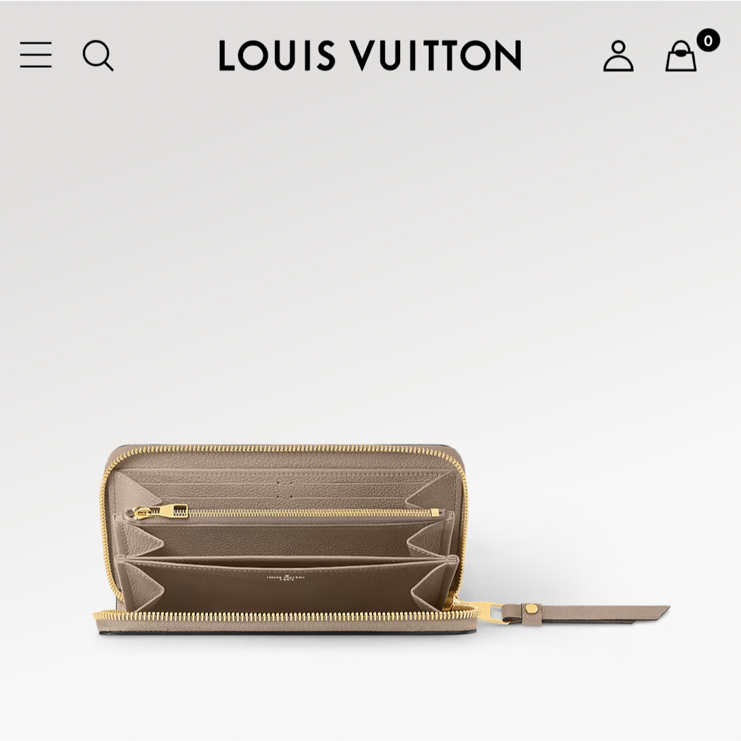 LOUIS VUITTON(ルイヴィトン)のVUITTON ジッピーウォレット レディースのファッション小物(財布)の商品写真