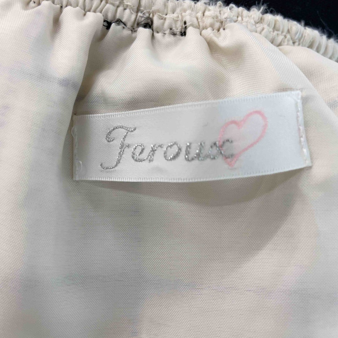 Feroux(フェルゥ)のferoux フェルゥ レディース ミニスカート ツイードスカート 裏地付き レディースのスカート(ミニスカート)の商品写真