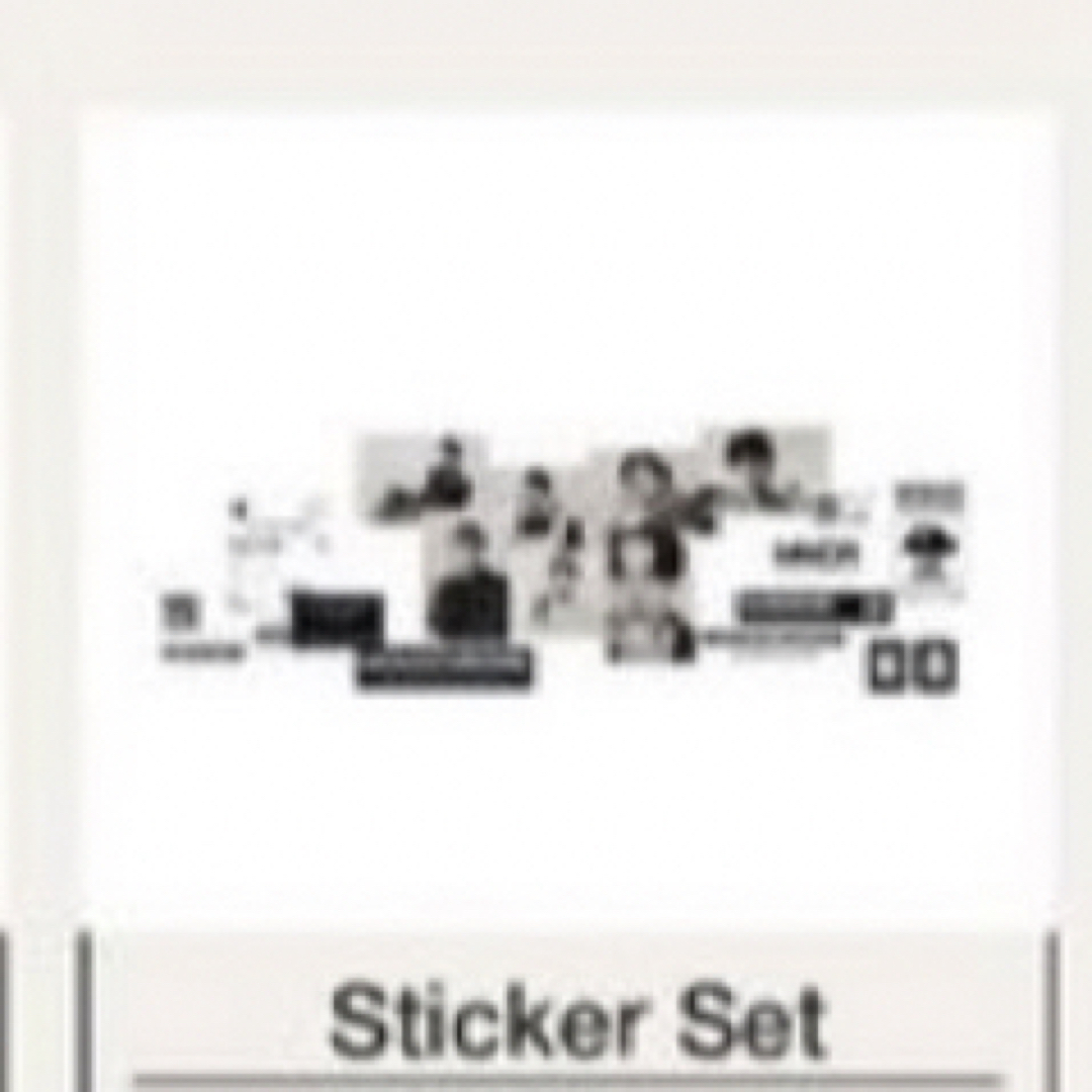 防弾少年団(BTS)(ボウダンショウネンダン)のBTS monochromeモノクロームステッカーセット stickerset エンタメ/ホビーのCD(K-POP/アジア)の商品写真