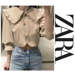 ザラ(ZARA)のＺＡＲＡ　トップス　新品未使用　新木優子着(シャツ/ブラウス(長袖/七分))