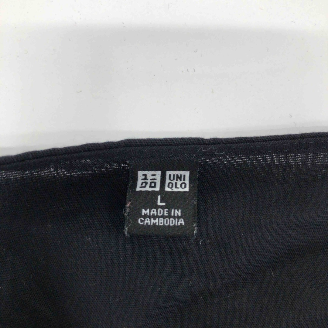 UNIQLO(ユニクロ)のUNIQLO ユニクロ レディース 半袖シャツ/ブラウス 黒色 tk レディースのトップス(シャツ/ブラウス(半袖/袖なし))の商品写真