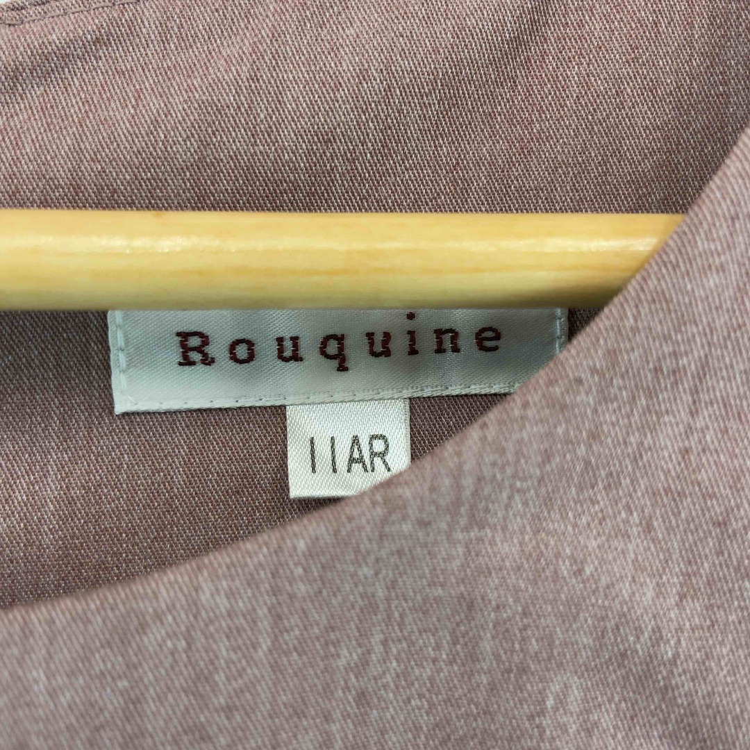 Rouquine ルキネ レディース ノースリーブワンピース ロングワンピース くすみピンク レディースのワンピース(ひざ丈ワンピース)の商品写真