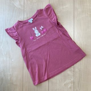 エニィファム(anyFAM)のエニィファム　接触冷感　発泡プリントＴシャツ　ピンク　110　②(Tシャツ/カットソー)