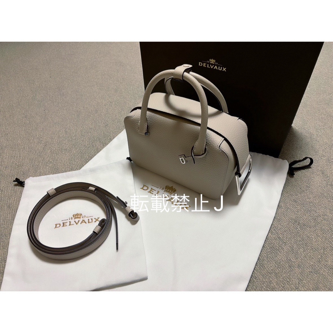 DELVAUX(デルヴォー)のデルヴォー　Delvaux クールボックスミニ　2024SSカラーsesame  レディースのバッグ(ハンドバッグ)の商品写真