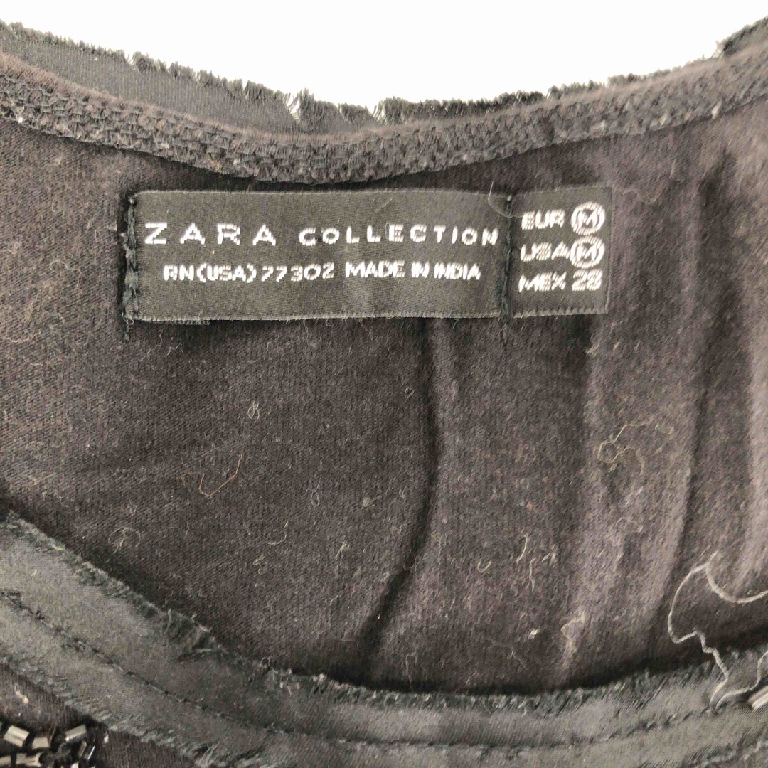 ZARA(ザラ)のZARA ザラ レディース ベスト/ジレ 黒色 tk レディースのトップス(ベスト/ジレ)の商品写真