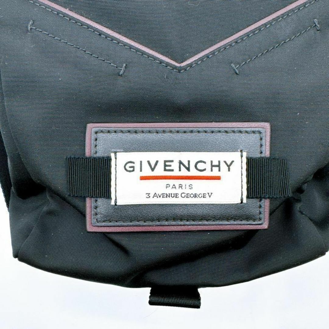 GIVENCHY(ジバンシィ)のジバンシィ ナイロン×レザー バックパック リュック メンズ ブラック メンズのバッグ(バッグパック/リュック)の商品写真