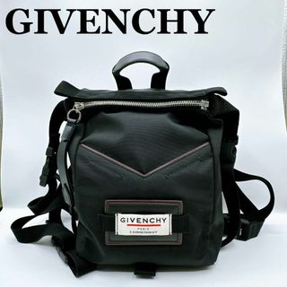 ジバンシィ(GIVENCHY)のジバンシィ ナイロン×レザー バックパック リュック メンズ ブラック(バッグパック/リュック)