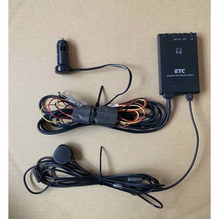 アンテナ分離型 ETC 音声案内　普通車登録　シガーライター仕様　作動確認済み(車内アクセサリ)