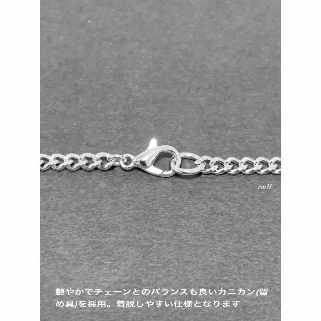 BTS ジョングク着用タイプ【ホエールテールネックレス 55cm 1本】 メンズのアクセサリー(ネックレス)の商品写真