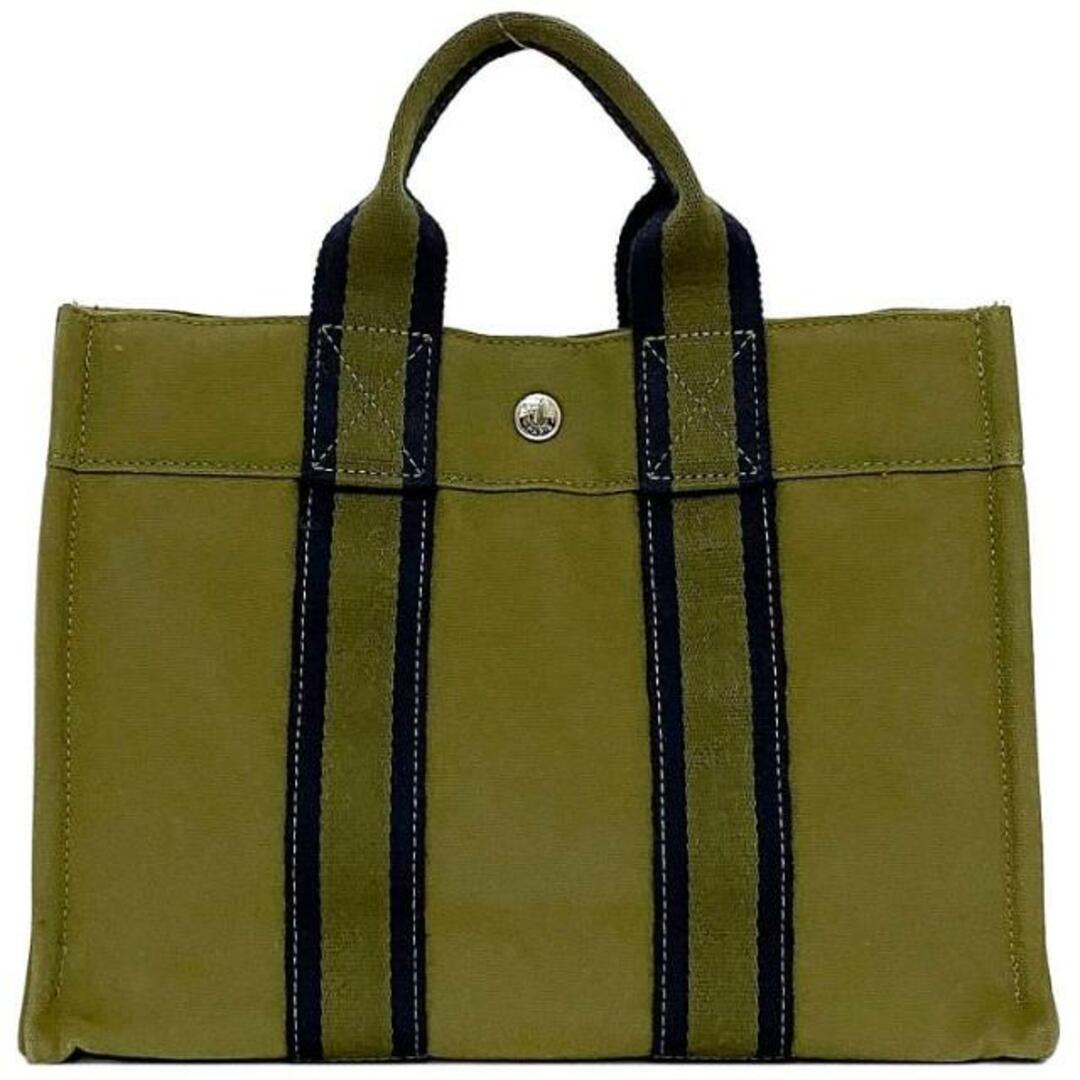 HERMES - エルメス ミニ ハンドバッグ フールトゥ PM カーキ HERMES - エルメス ミニ ハンドバッグ フールトゥ PM カーキ