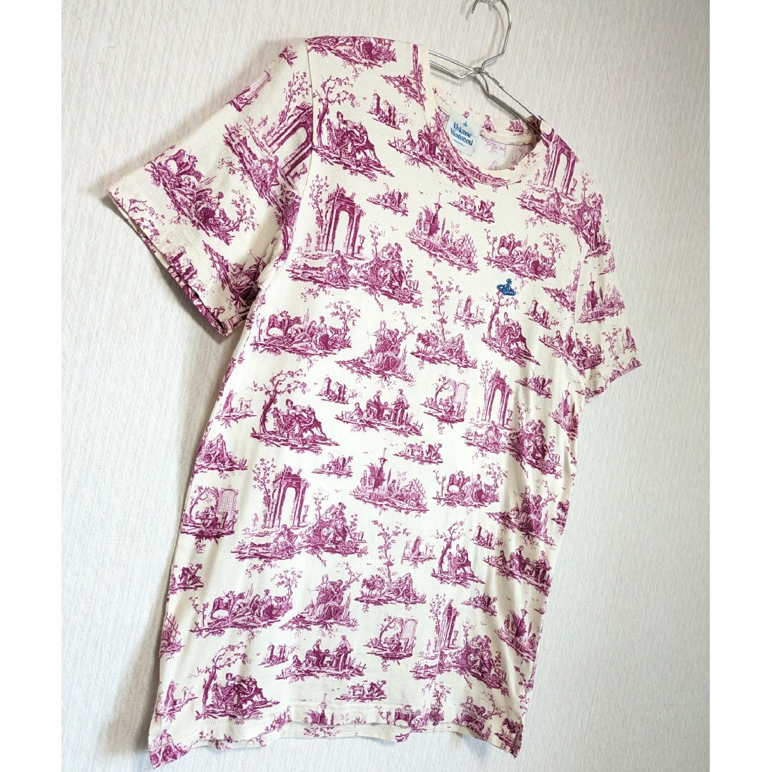 Vivienne Westwood(ヴィヴィアンウエストウッド)のvivienne westwood トワルドジュイ クラシックTシャツ レディースのトップス(Tシャツ(半袖/袖なし))の商品写真