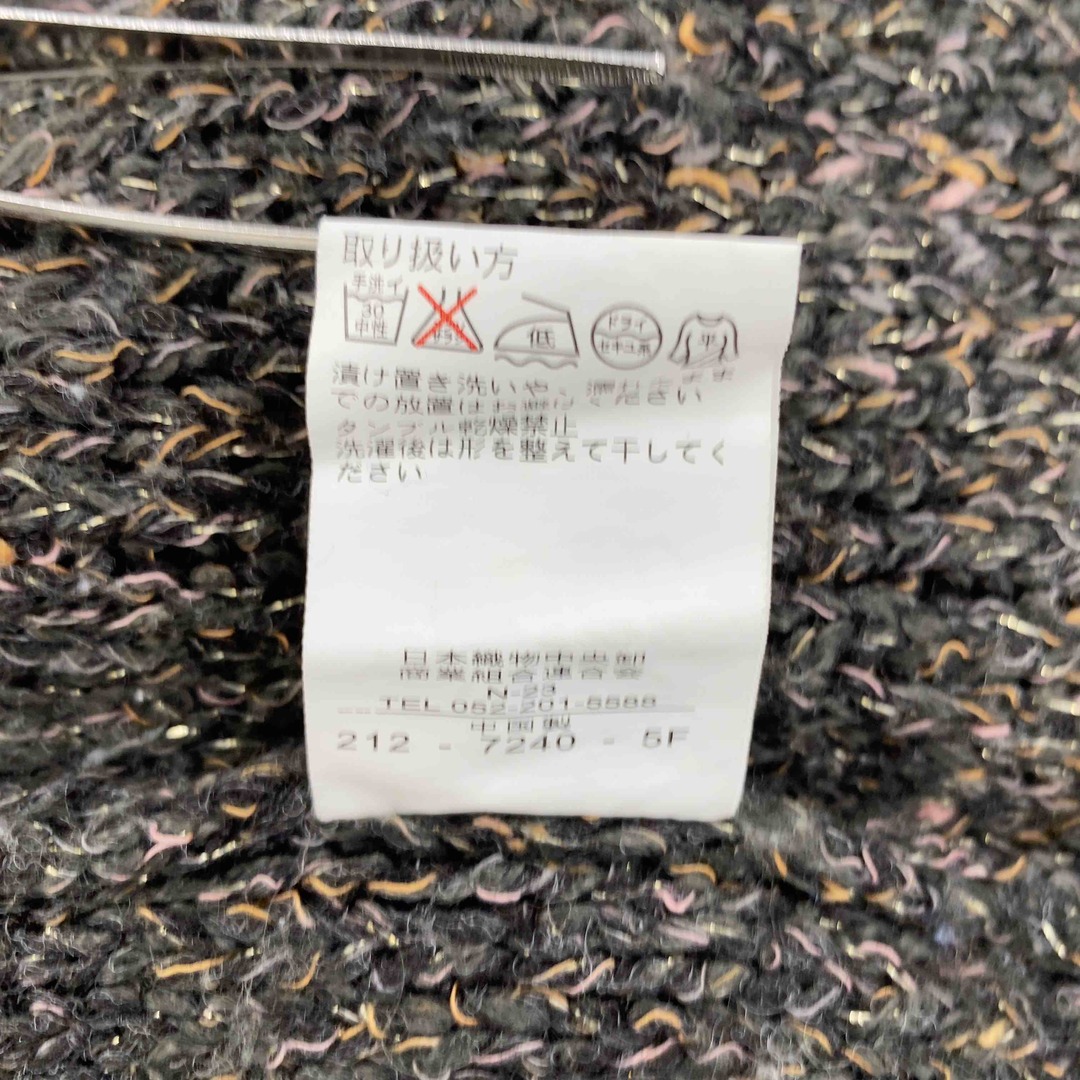 日本織物中央卸商業組合連合会  レディース ニット/セーター ブラック tk レディースのトップス(ニット/セーター)の商品写真