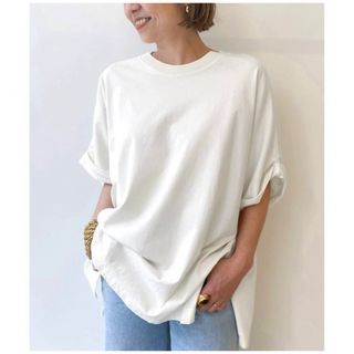 アパルトモンドゥーズィエムクラス(L'Appartement DEUXIEME CLASSE)のアパルトモン アールジュビリー roll up over size tee 新品(Tシャツ/カットソー(半袖/袖なし))