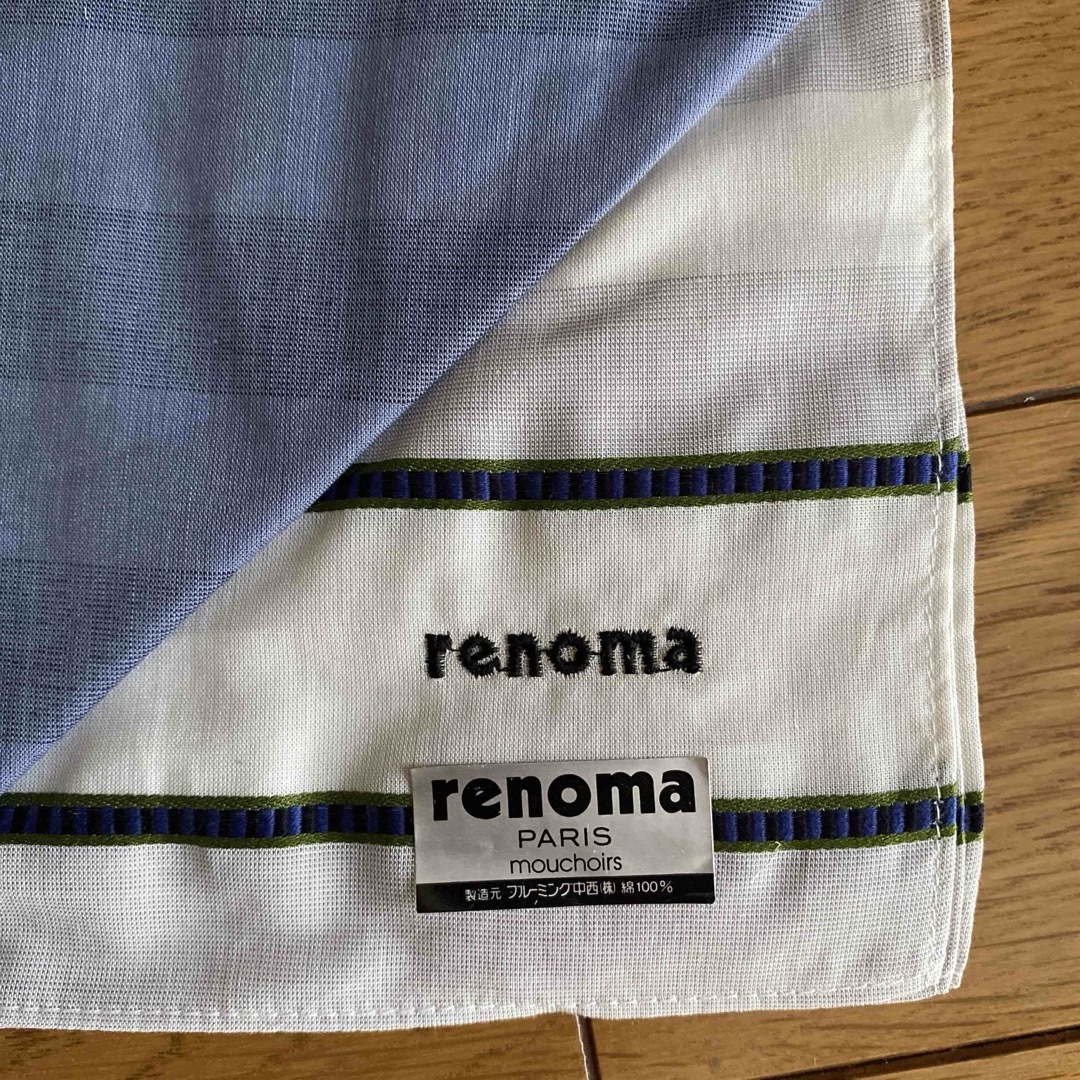 RENOMA(レノマ)のブランドハンカチ4枚セット メンズのファッション小物(ハンカチ/ポケットチーフ)の商品写真