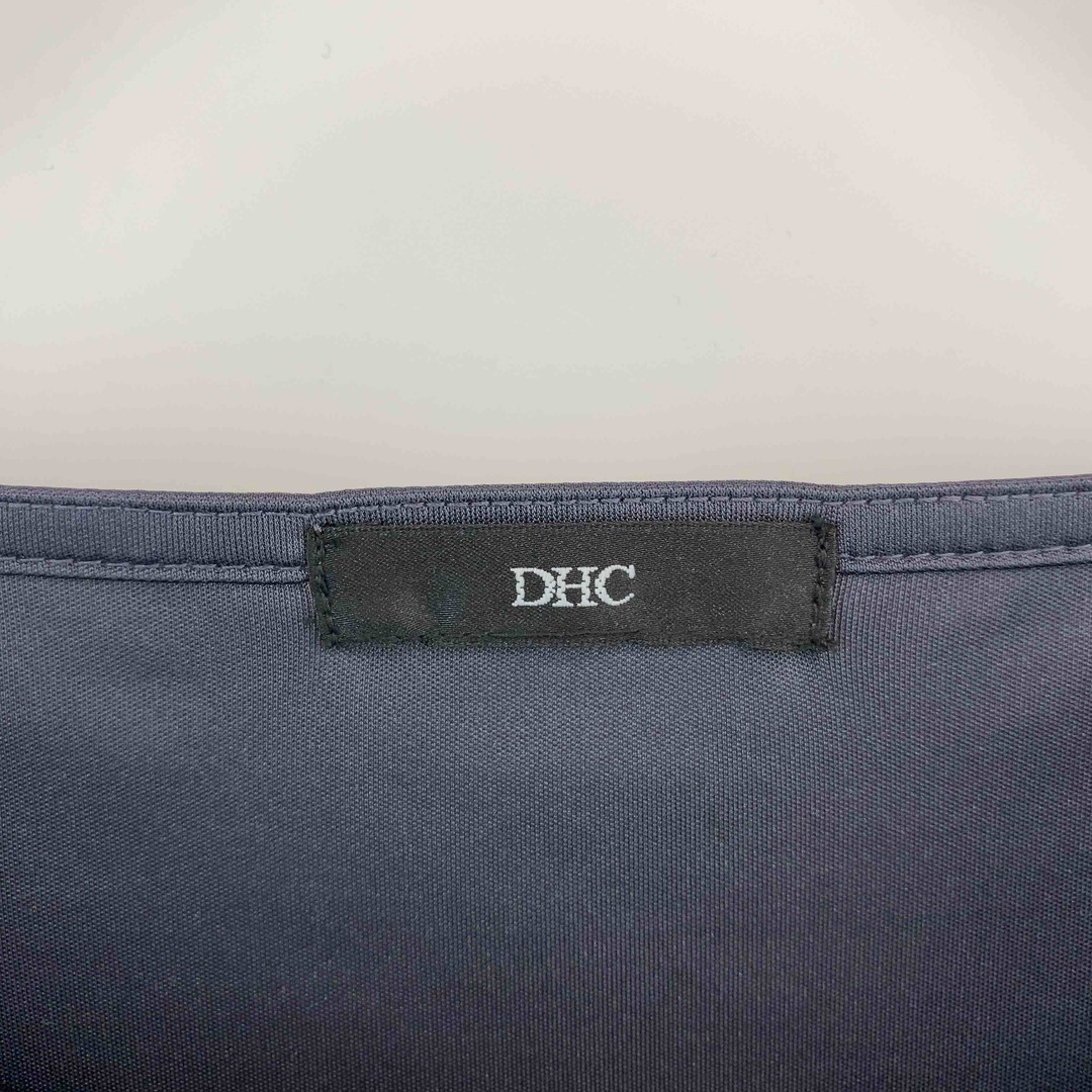 DHC ディーエイチシー レディース Tシャツ 長袖 カットソー ネイビー ストレッチ素材 レディースのトップス(カットソー(長袖/七分))の商品写真