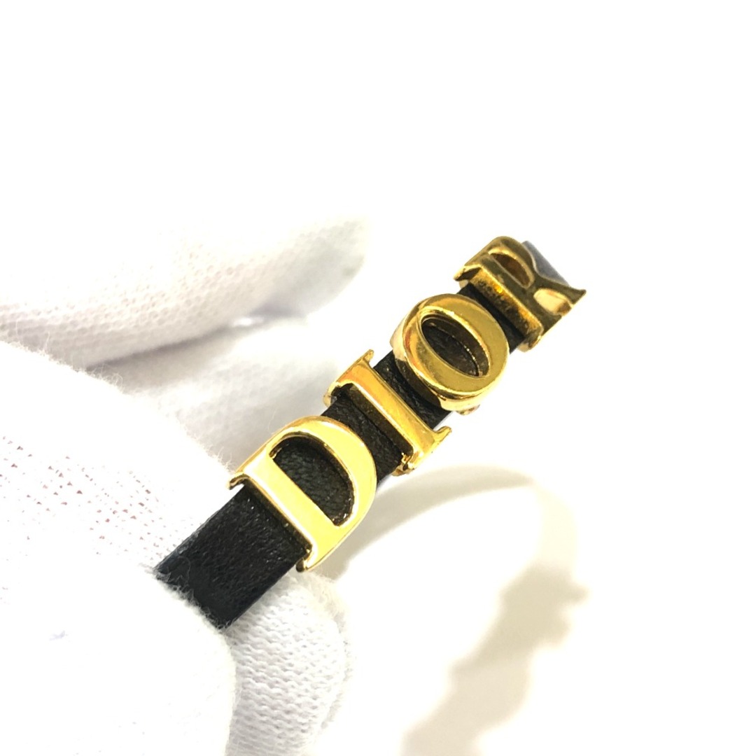 Dior(ディオール)のディオール Dior ロゴ チョーカー バングル アクセサリー ブレスレット メタル ブラック レディースのアクセサリー(ブレスレット/バングル)の商品写真