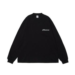 plllllleeeasse long sleeve tee (BLACK)(Tシャツ/カットソー(七分/長袖))