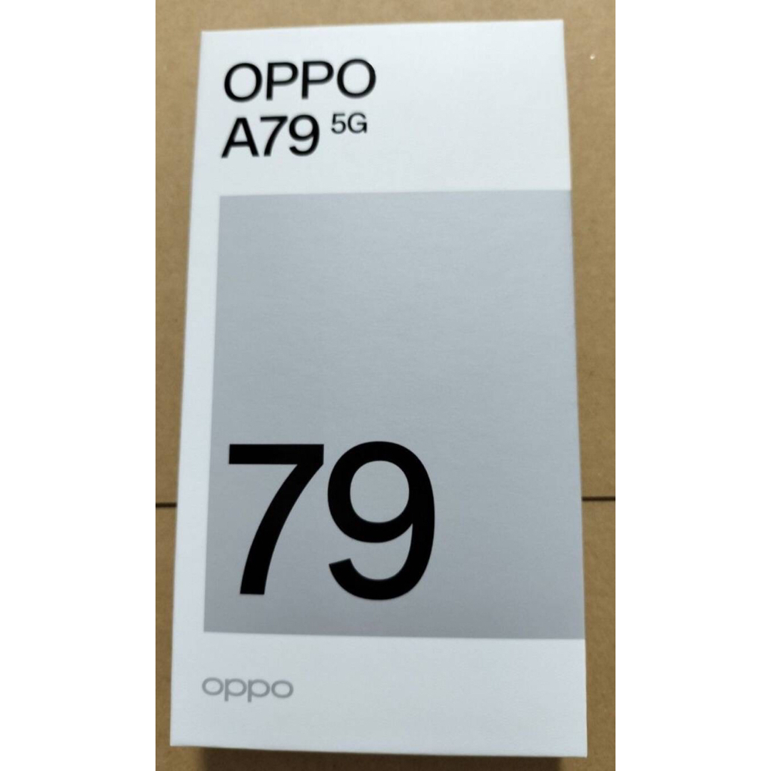 OPPO(オッポ)のOPPO A79 5gグローグリーン新品未開封シュリンクあり スマホ/家電/カメラのスマートフォン/携帯電話(スマートフォン本体)の商品写真